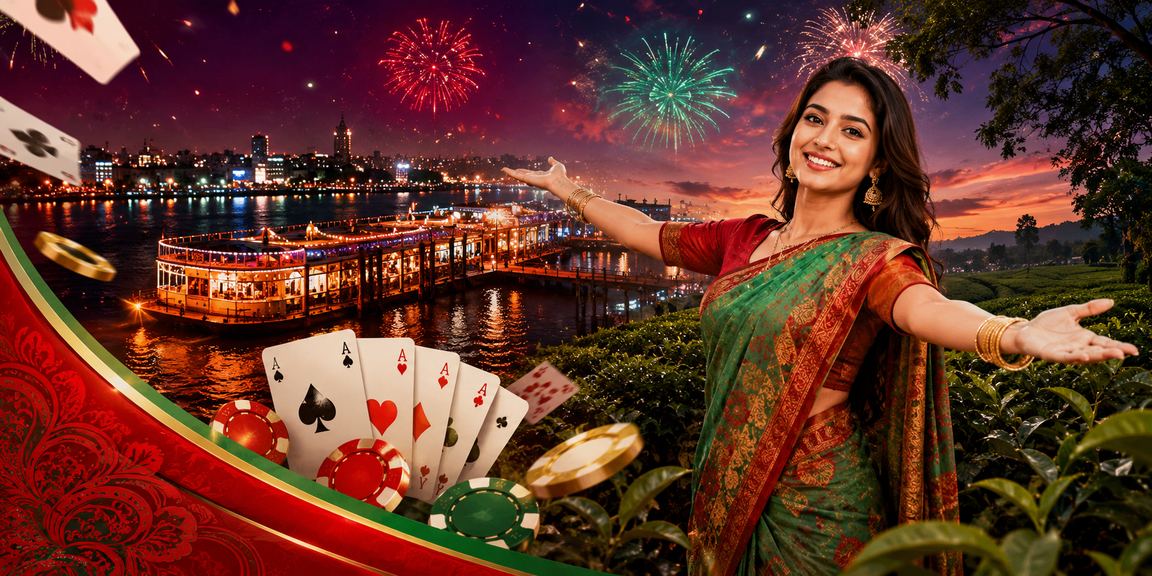 বরিশালে লাল সবুজ থিমে বেটিং গেম উপভোগের দৃশ্য